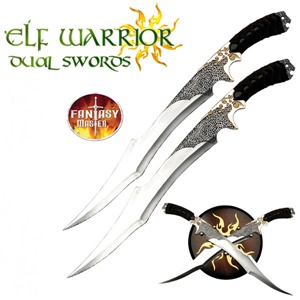 Elf Twin Swords and Plaque